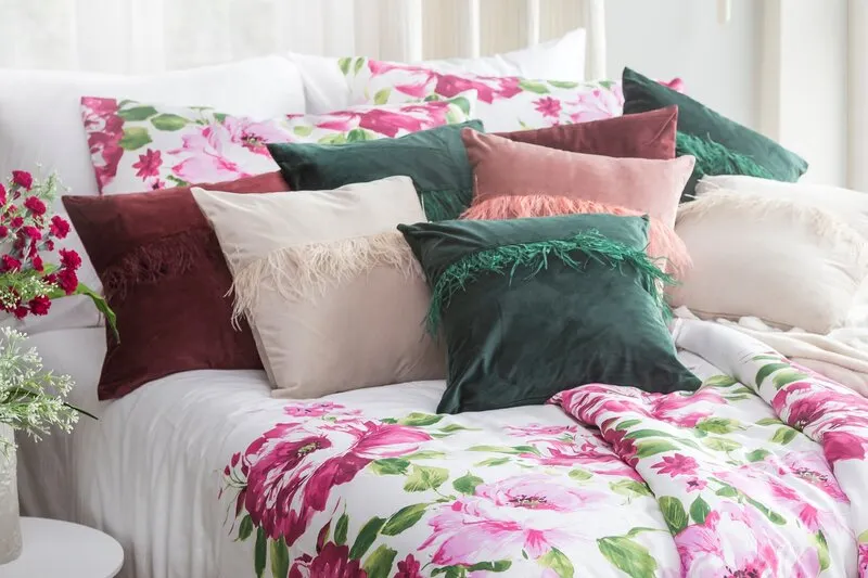 POSZEWKA ARGEA 45X45 CM BORDOWY - EU_310199