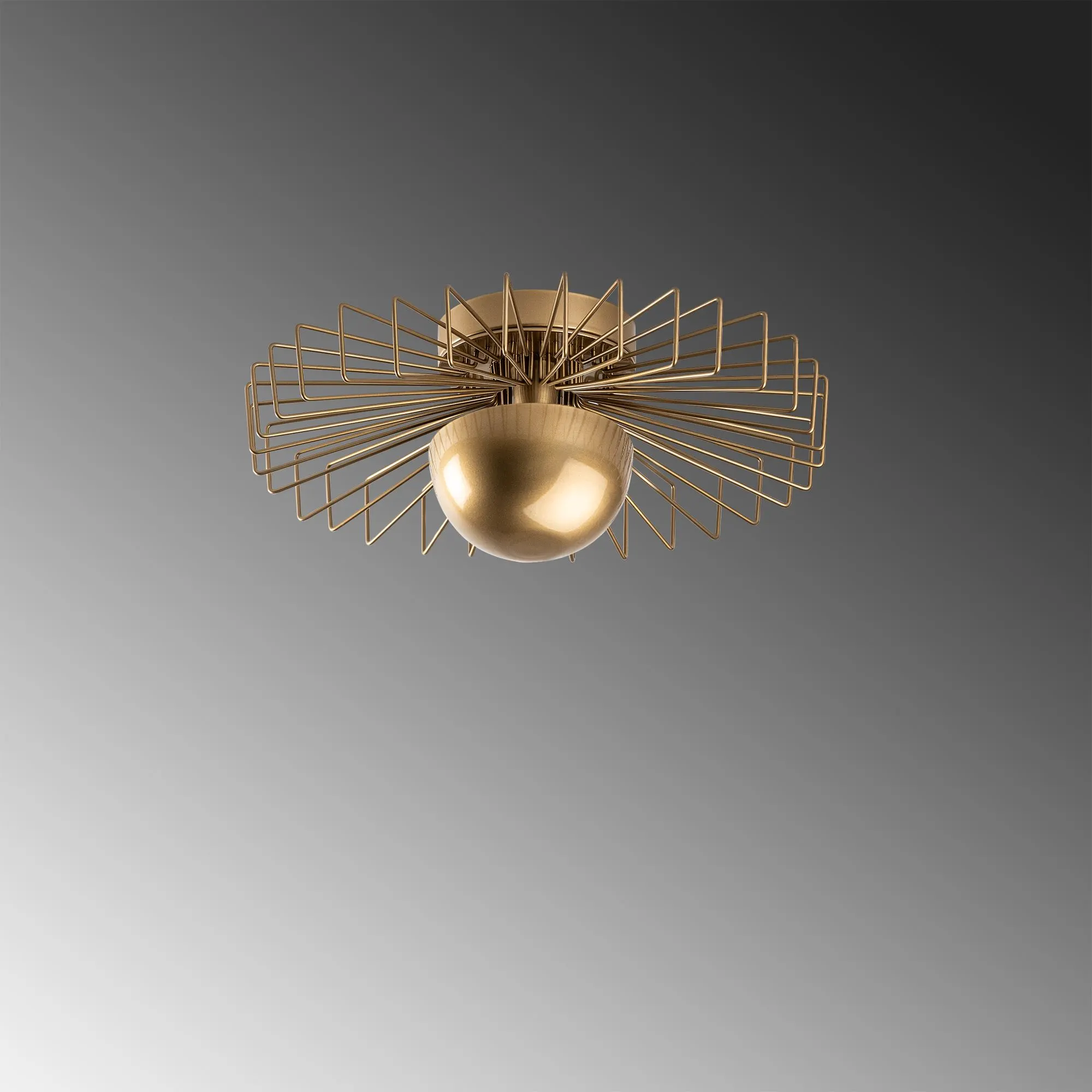 Żyrandol plafon ażurowy KAYA M złoty - ASI_892OPV2433