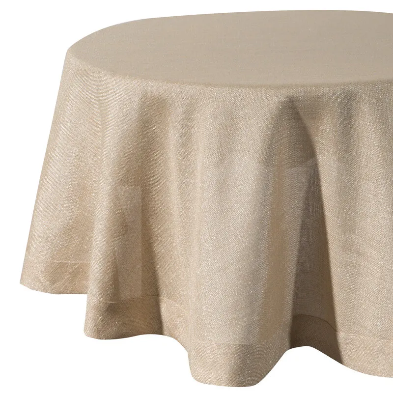 OBRUS STELLA 1 O 150 CM ZŁOTY - EU_424850