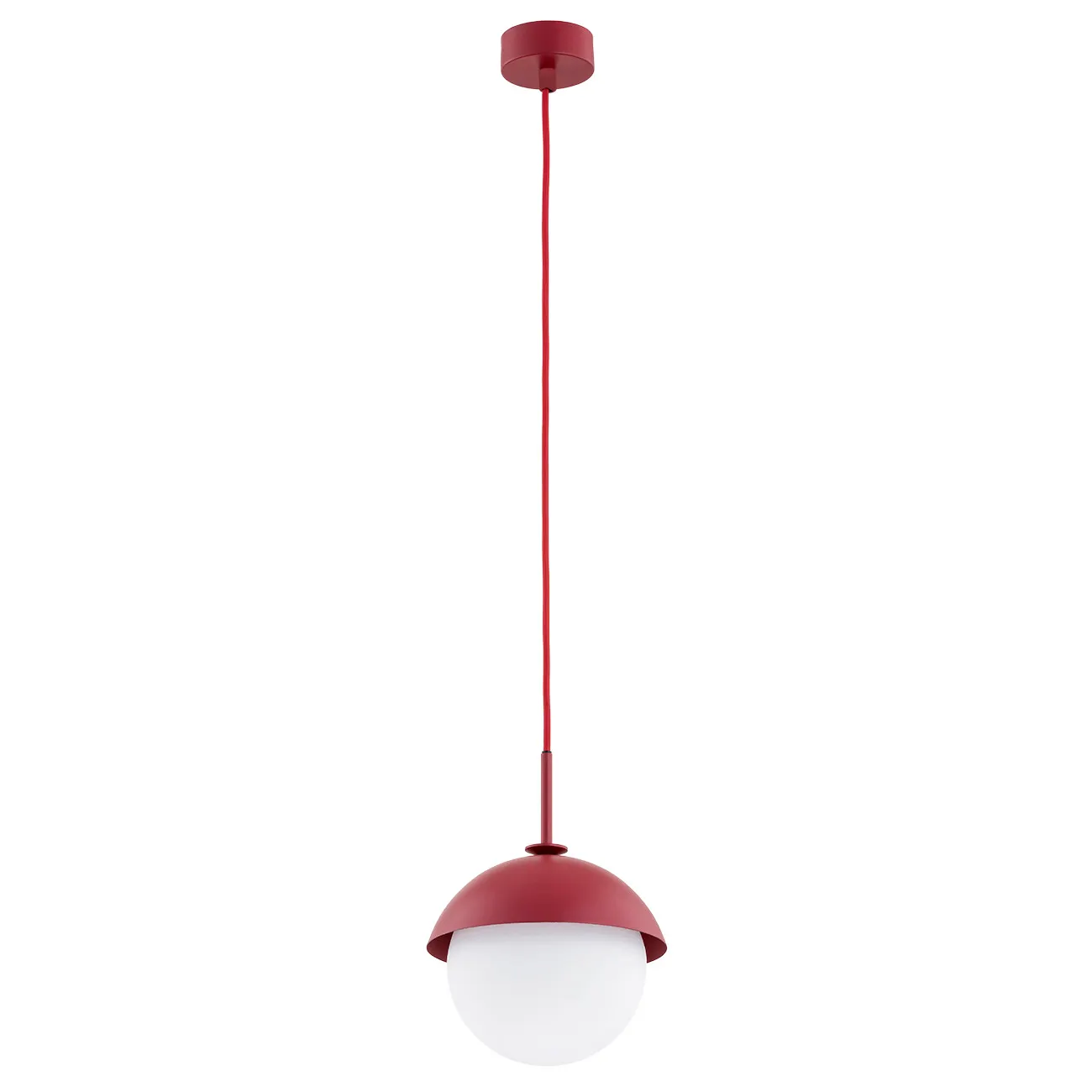 Lampa wisząca CAPPELLO czerwona biała 109x20cm - 8296