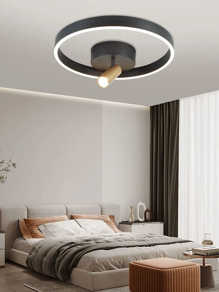 PIGNANO - Lampa sufitowa lub naścienna z dodatkowym reflektorem i ściemniaczem typu "klik" - 9206-0110