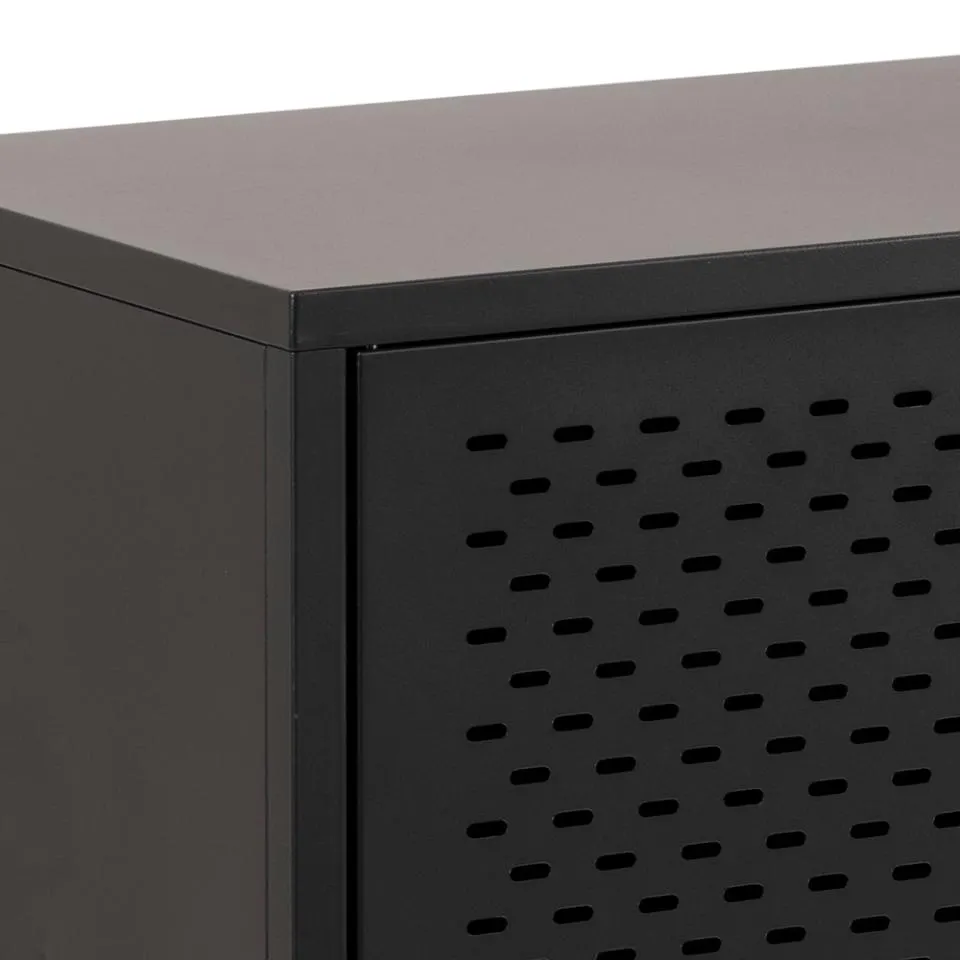 Komoda 3-drzwiowa ROMA 125x40x75 Czarny - 0000093723