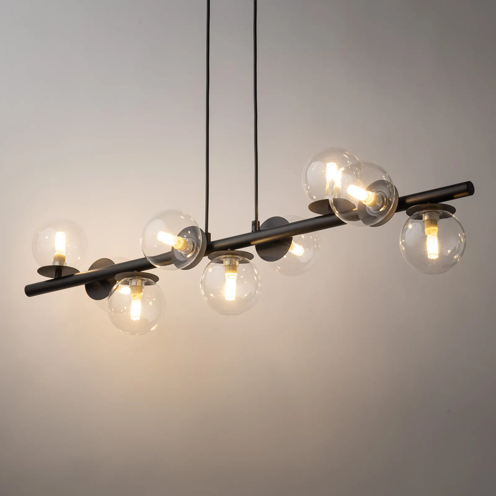 Lampa wisząca AVOLA 9 czarna - SI_40793