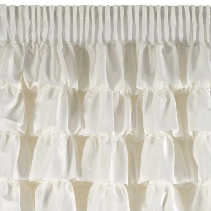 ZASŁONA GOTOWA AURA NA TAŚMIE 140 X 250 CM BIAŁY - EU_454074