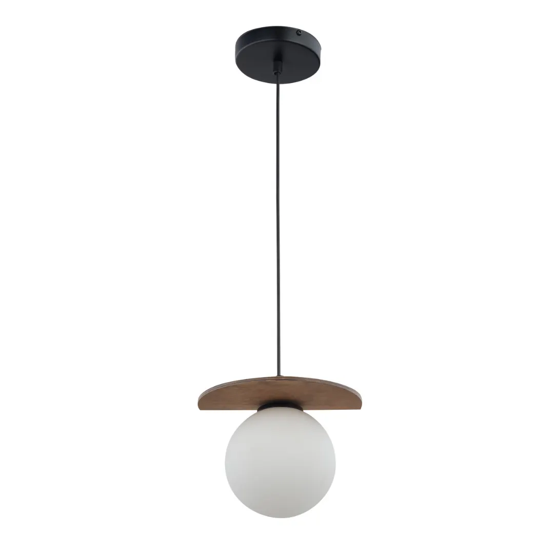Lampa wisząca MIRROR 1 czarno-brązowa