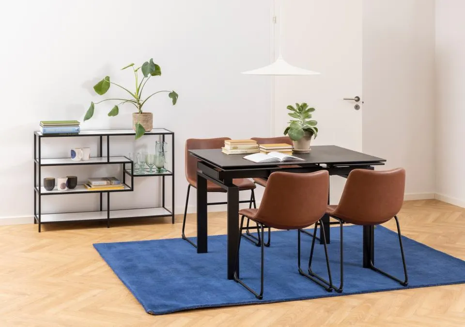 Krzesło Montana Brązowy, Czarny ( zestaw 2 sztuk ) - 0000103460