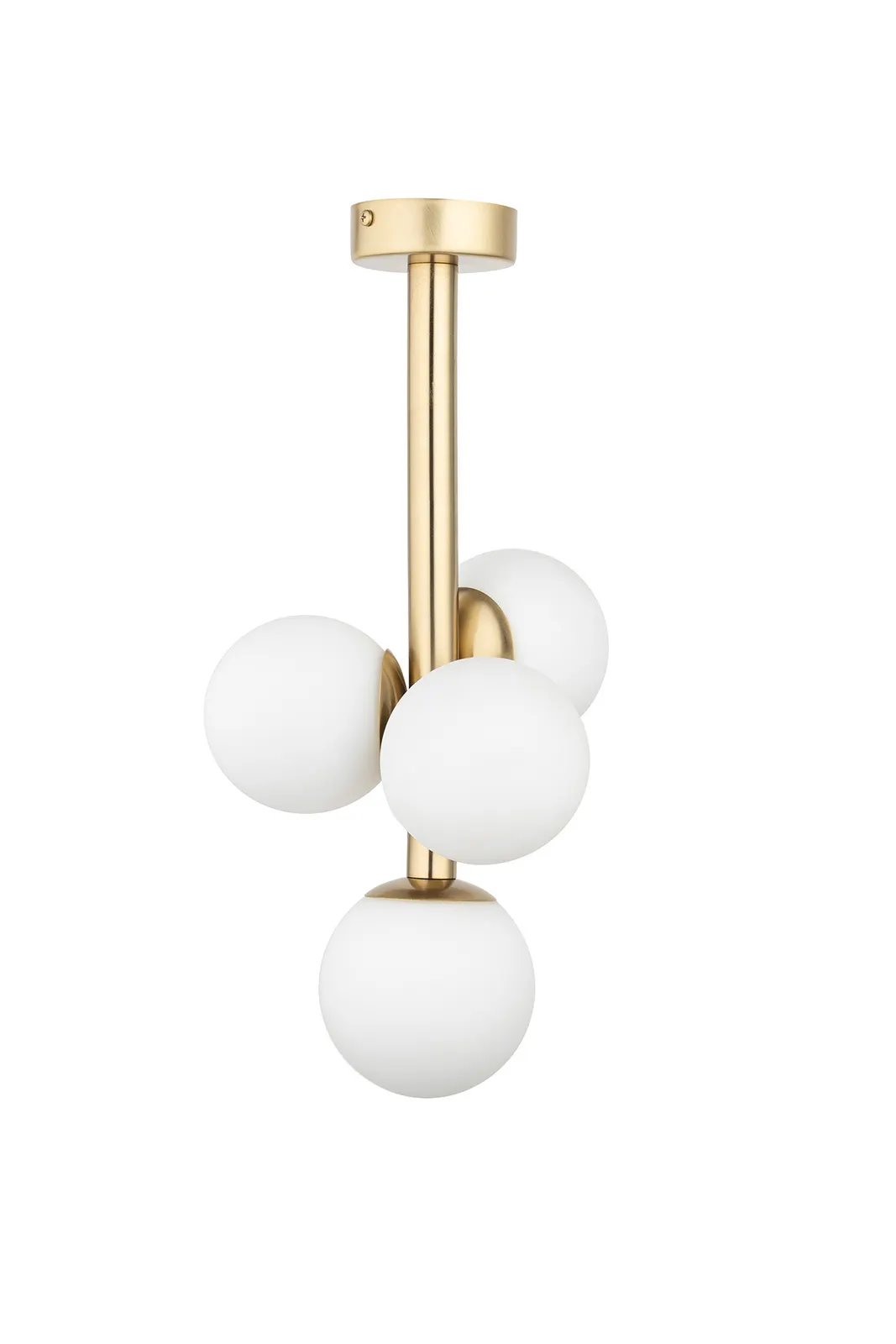 Lampa sufitowa/plafon  PERLA LUX 4 biało-złoty