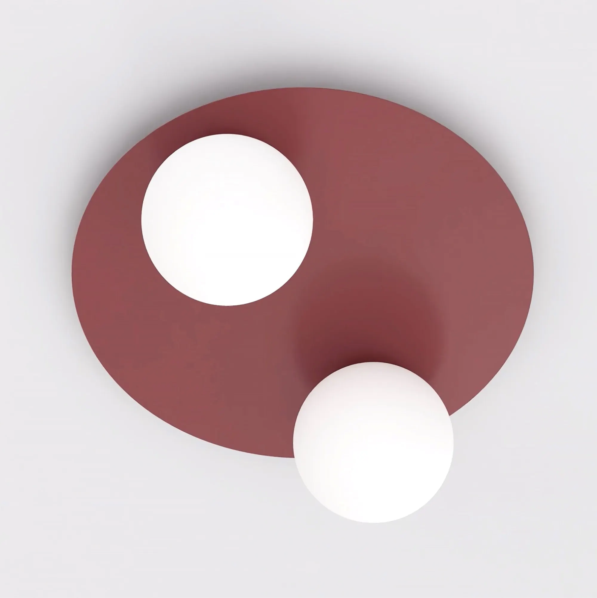 image geometryczny, okrągły, kuleczki, różowy, półka-naścienna