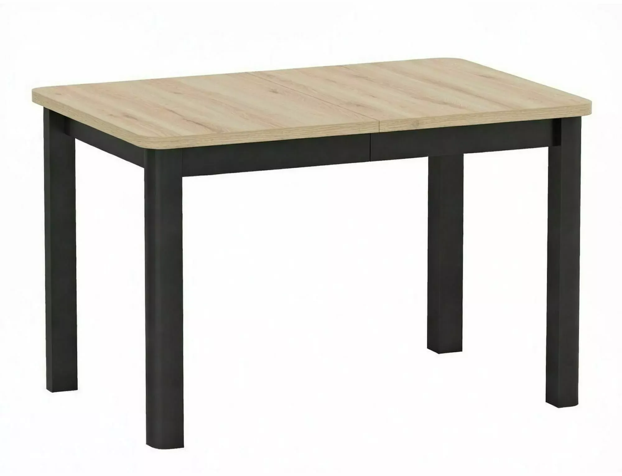 Stół rozkładany OSKAR 120(200)x80 dąb artisan czarny