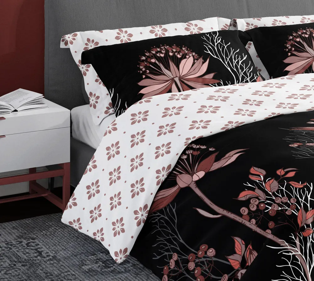 Pościel komplet PURE SATEEN 010 satyna bawełniana 160X200+2x70X80 wielokolorowy - FARO_27914