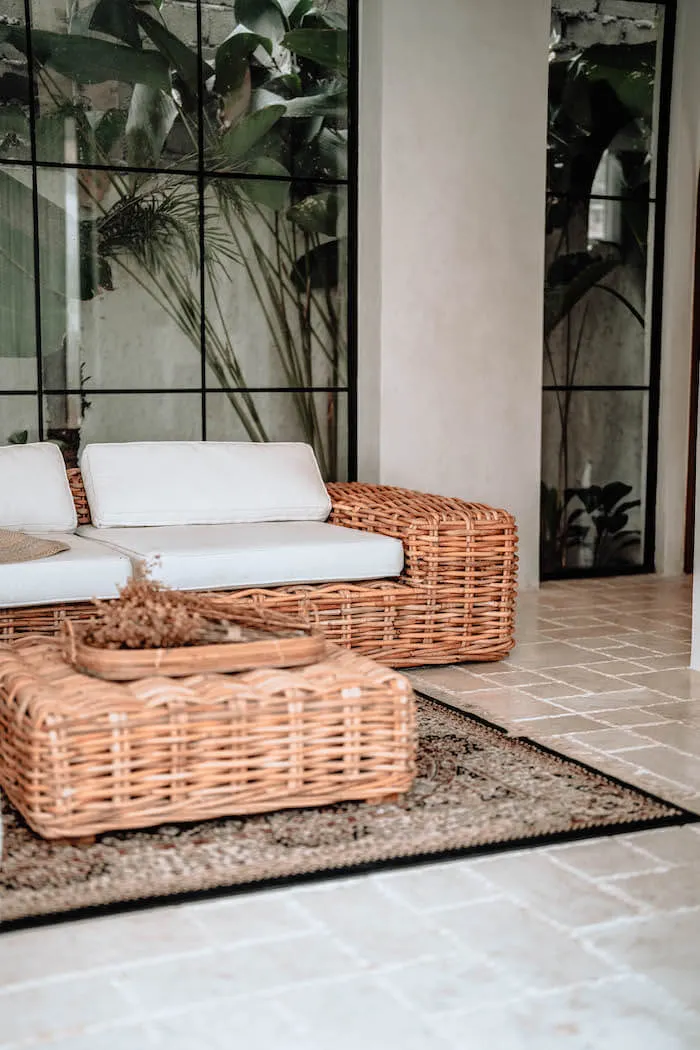 INGKA SOFA NAROŻNIK PRAWY S Rattanowy - MNMH50S2P