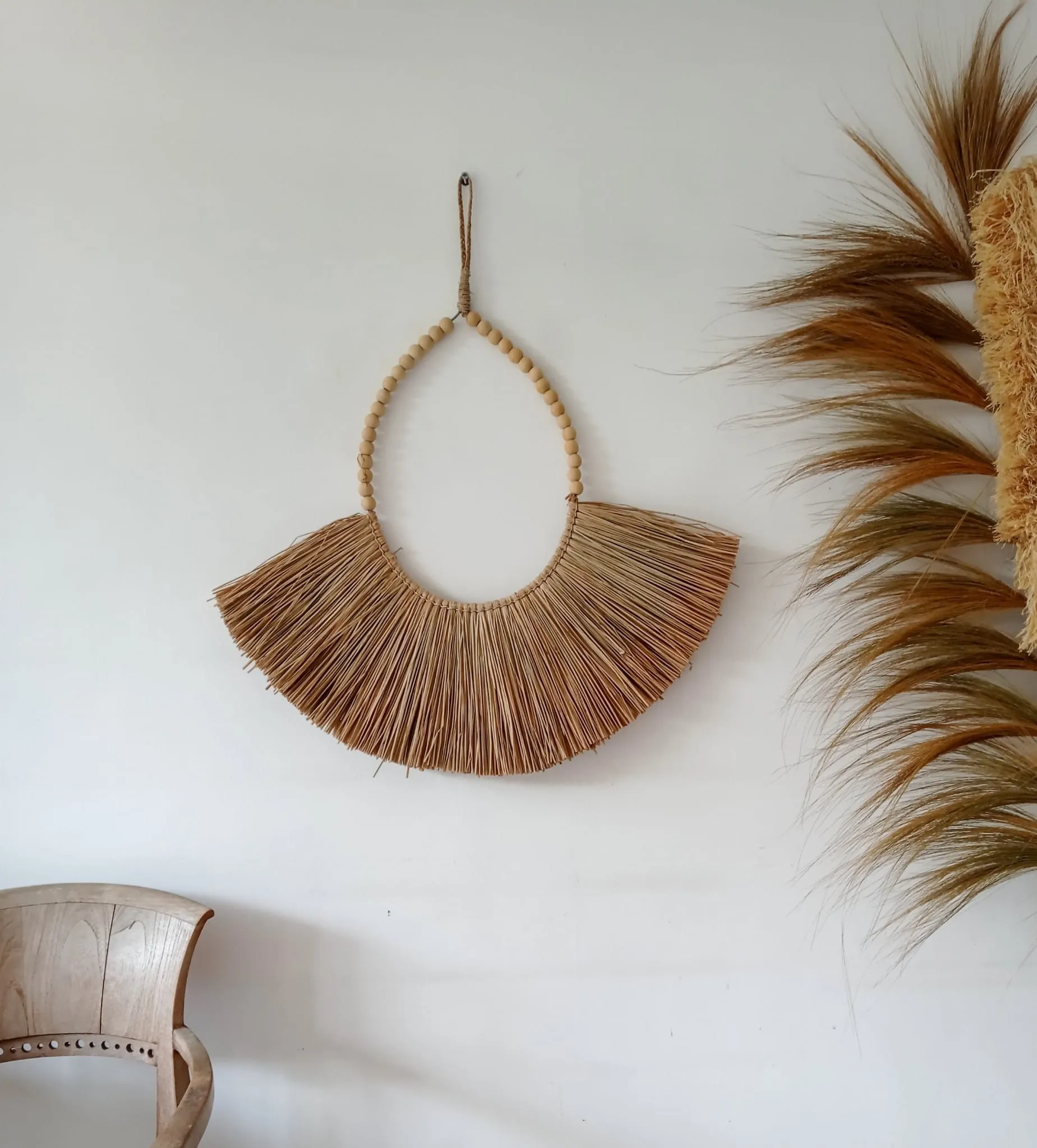 DEKORACJA ŚCIENNA MANDONG NATURALNA - MMWA001N