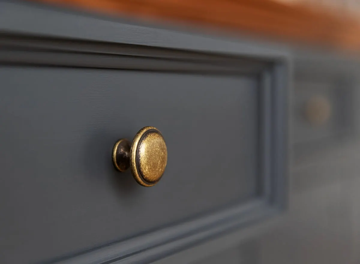 Komoda 3-drzwiowa z 3 szufladami BELLUNO ELEGANTE grafit, dąb - PL002G/D