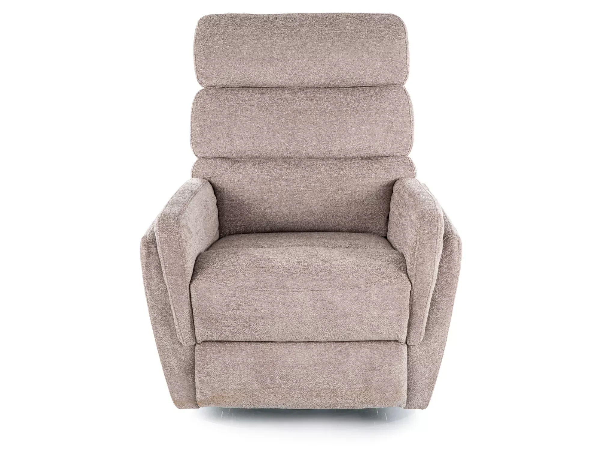 Fotel rozkładany ARGOS obrotowy aksamitny ciemny beż - ARGOSRACBE30