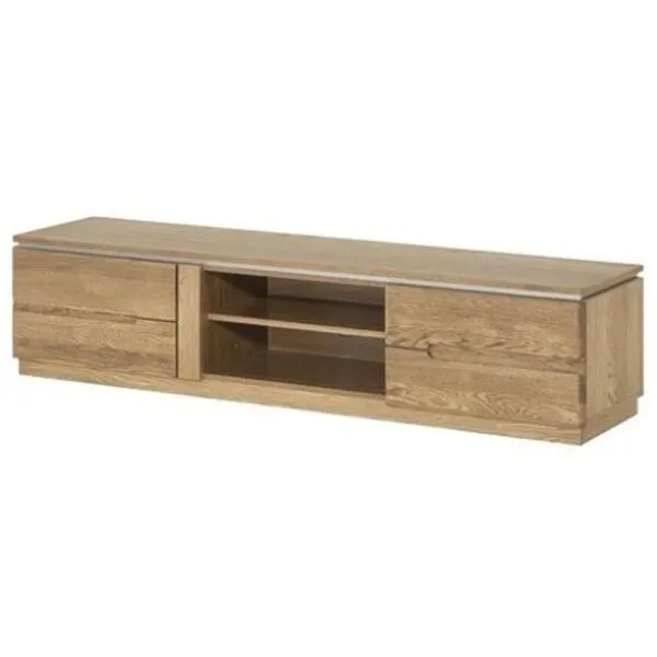 Szafka RTV 2-drzwiowa MONTENEGRO 25 drewniana dąb rustical 163x42x38cm Szafka RTV 2-drzwiowa MONTENEGRO 25 drewniana dąb rustical 163x42x38cm