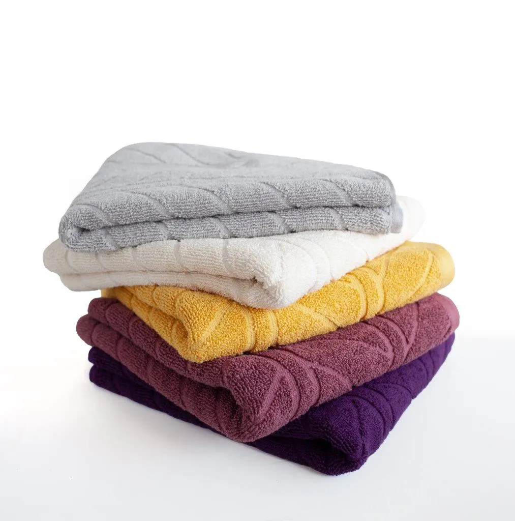 Ręcznik frotte RELIEF 50x90 gramatura 500 żółty - FARO_30237