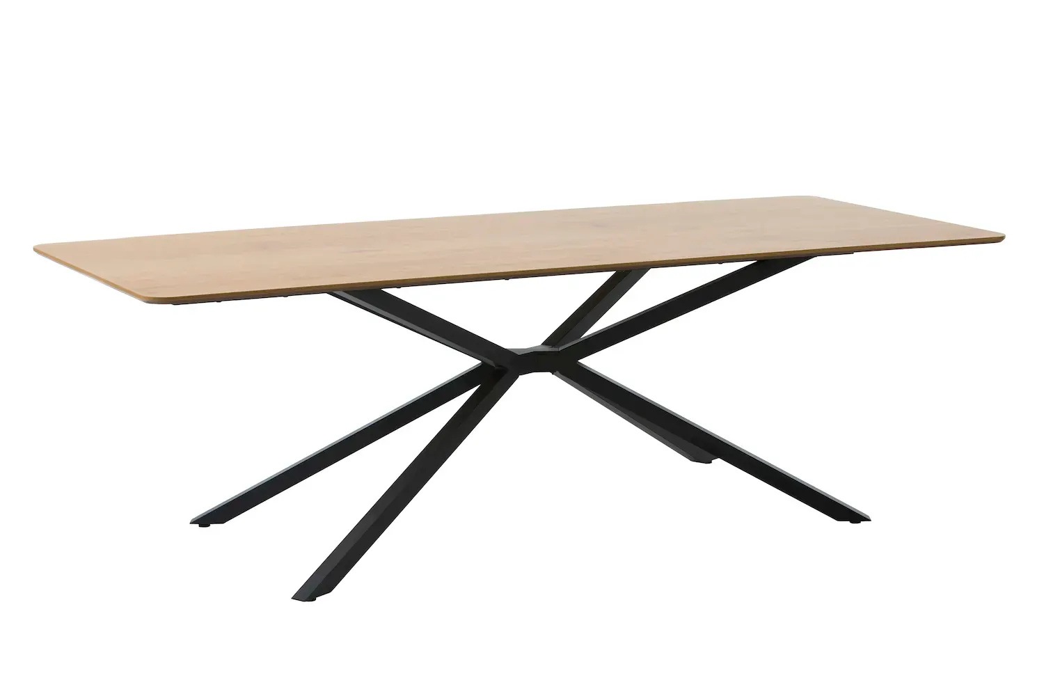 Stół CESURA 100x200 cm - naturalny, czarny Stół CESURA 100x200 cm - naturalny, czarny