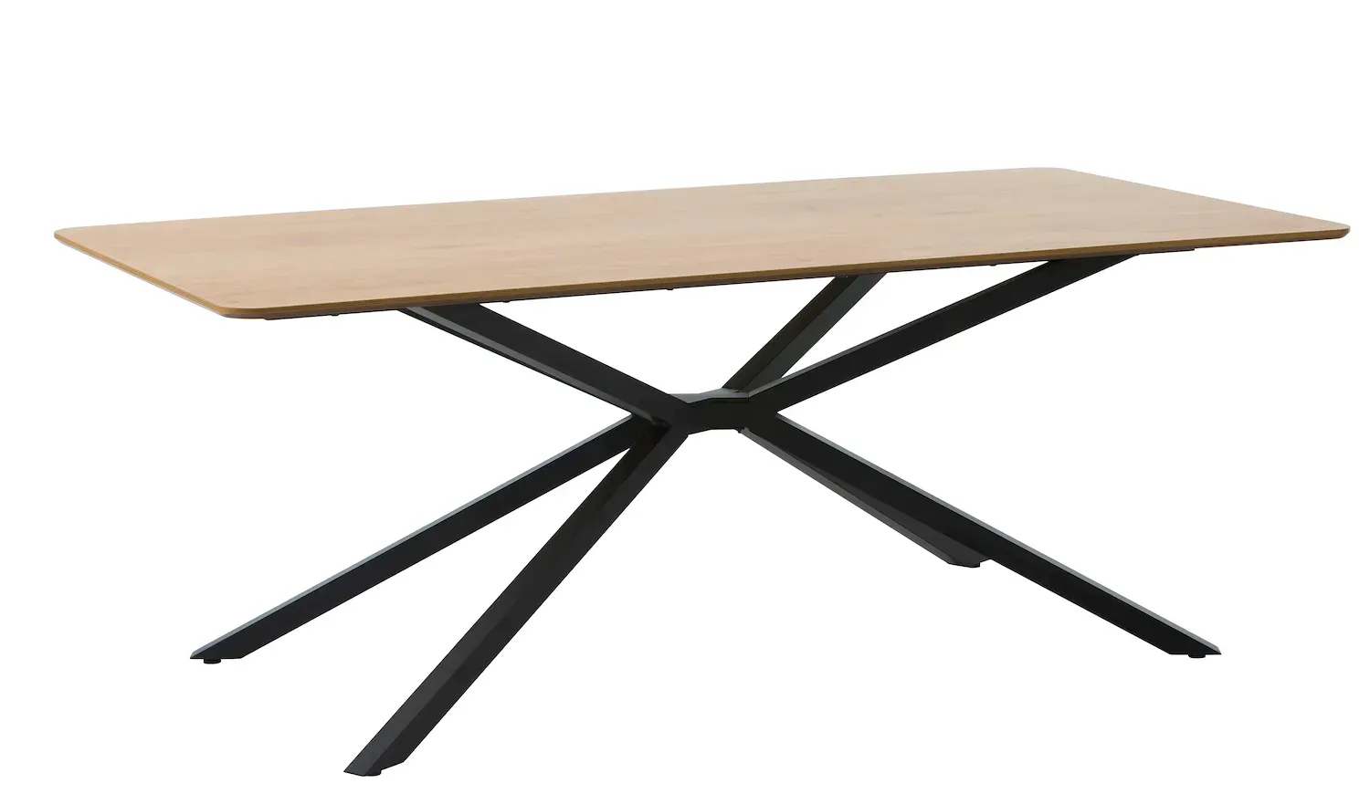 Stół CESURA 90x160 cm - naturalny, czarny Stół CESURA 90x160 cm - naturalny, czarny