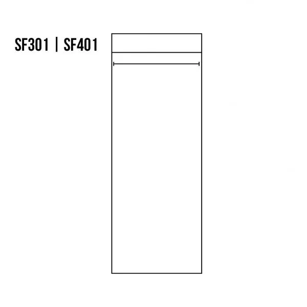 Szafa dębowa SF301 Naturalny DREWMAX - 19132