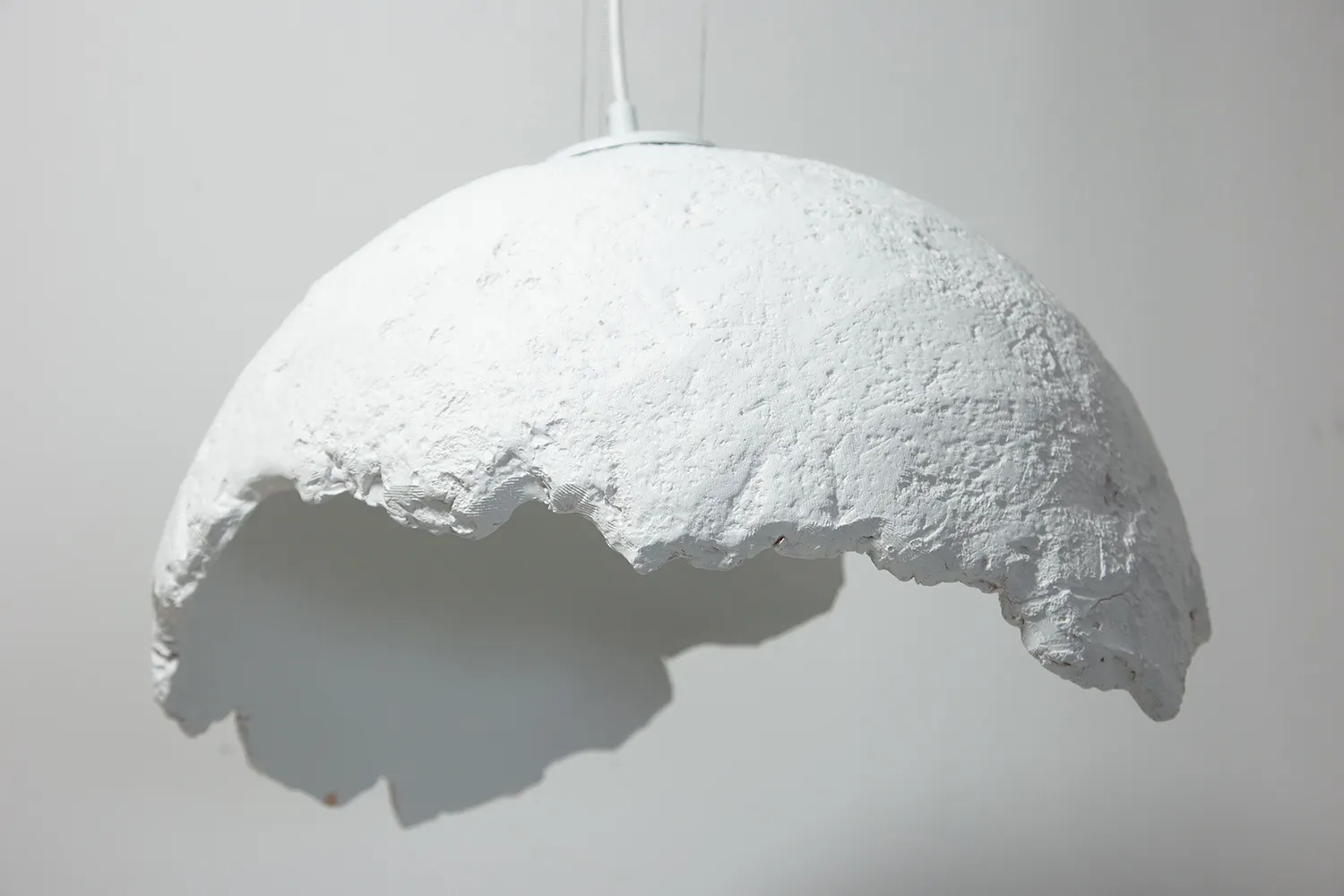 Lampa wisząca PASJA 1 ceramiczny klosz biała - SI_41421