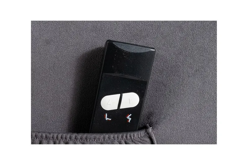 Fotel rozkładany elektrycznie ADONIS Funkcja pionizacji, regulowany zagłówek, USB VELVET szary 14 - ADONISVSZ