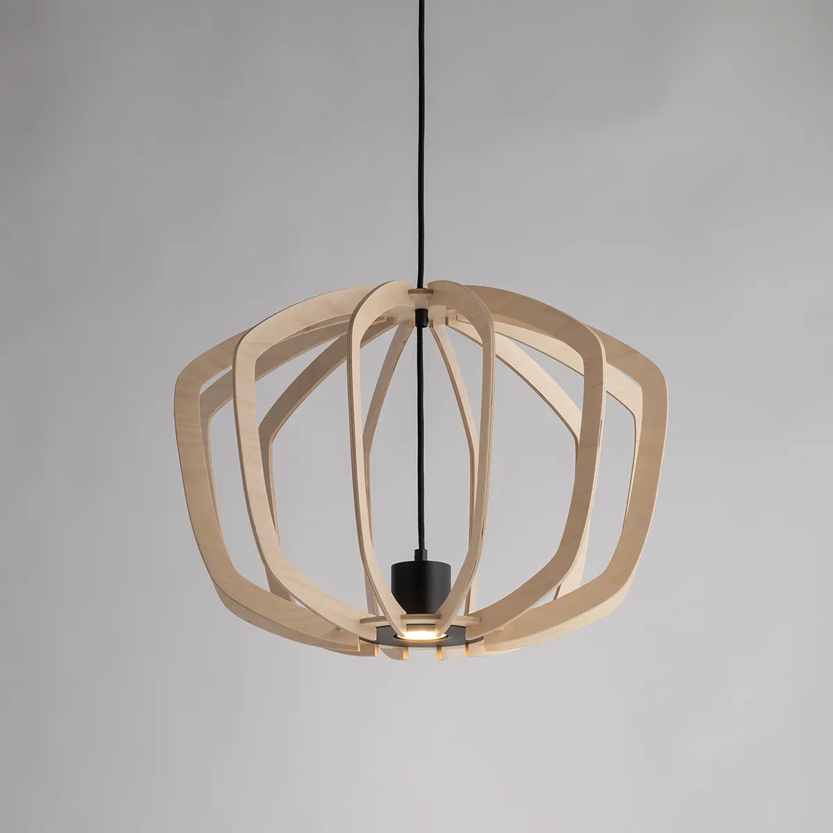 Lampa wisząca SUMMER 1 M efekt drewna - SI_40926