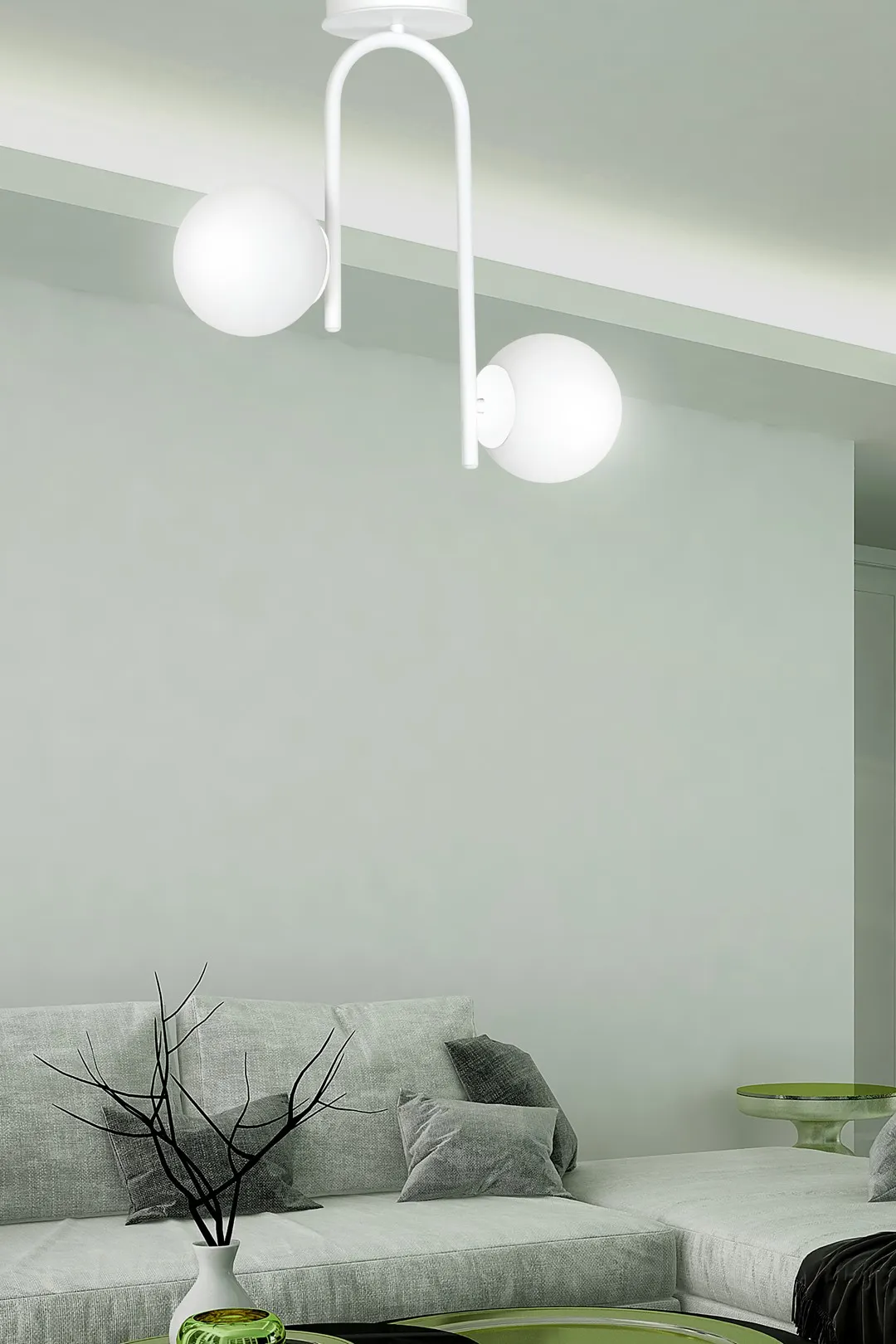 Lampa sufitowa KALF Biały 1031/2 - 1031/2