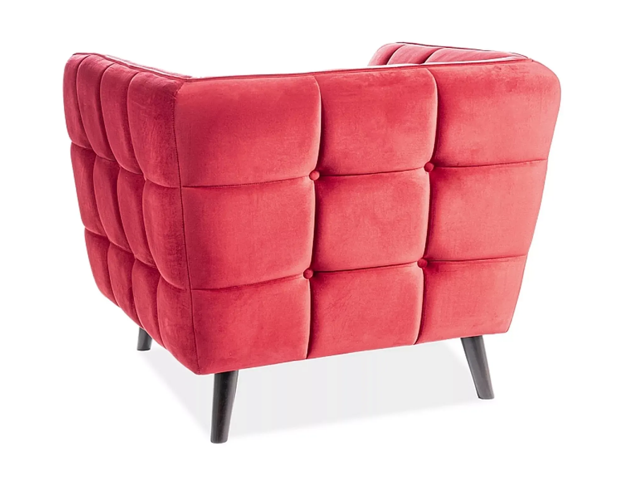 Fotel CASTELLO 1 VELVET Bluvel 59 bordowy wenge - CASTELLO1V59