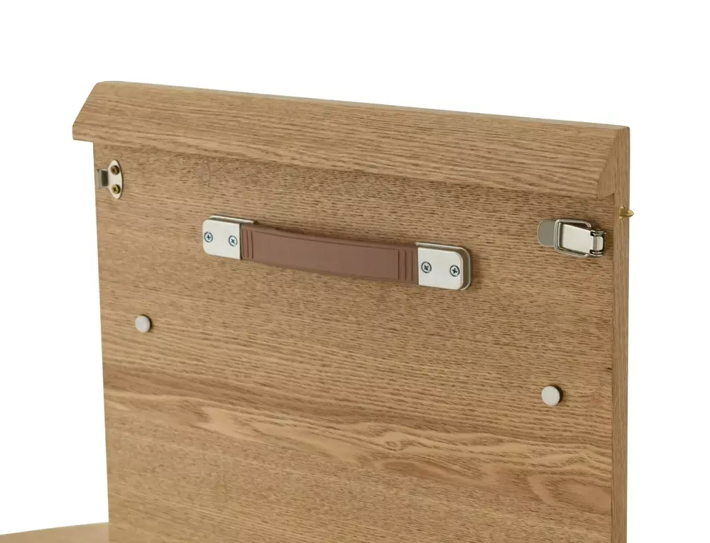 Stół okrągły rozkładany ANGEL II 120x120-160 efekt dębu - ANGELIID120