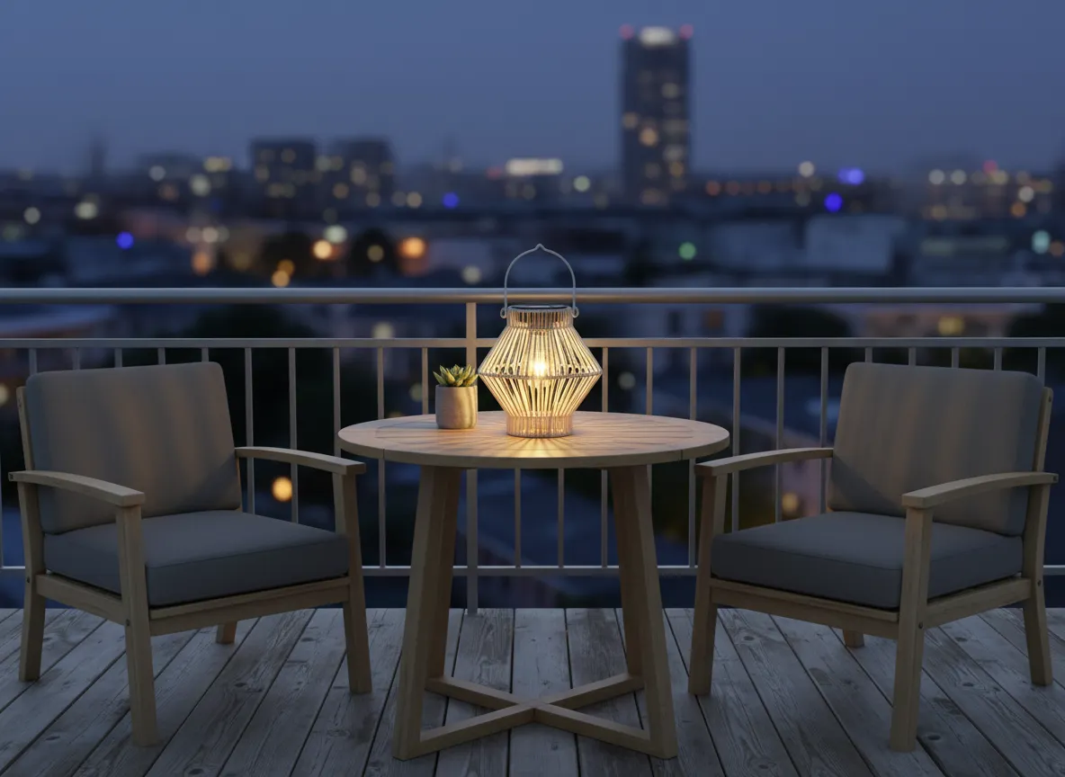 Lampion solarny ogrodowy BIAŁY 19cm LED - LAP5931