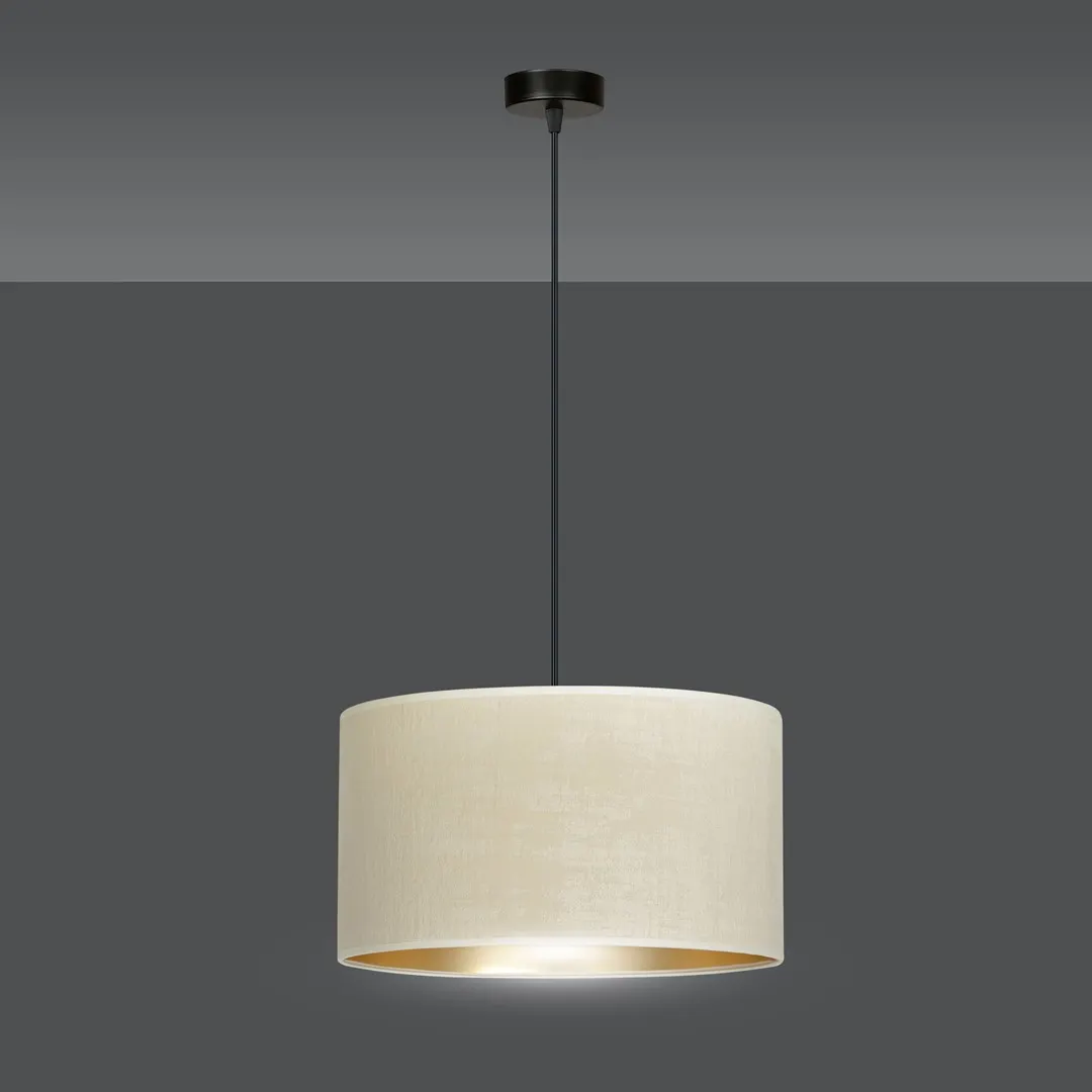 Lampa wisząca HILDE 1 czarny biały — zdjęcie 4