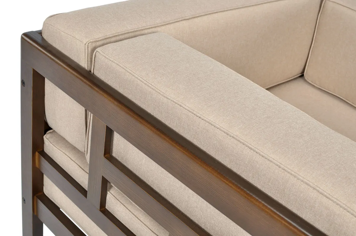 Fotel ogrodowy EDEN - brązowy, beżowy - FE5906948124967