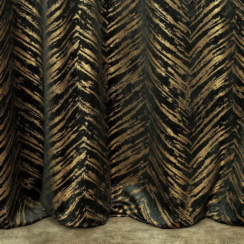 ZASŁONA SARA 140X250 CM CZARNY - EU_387352