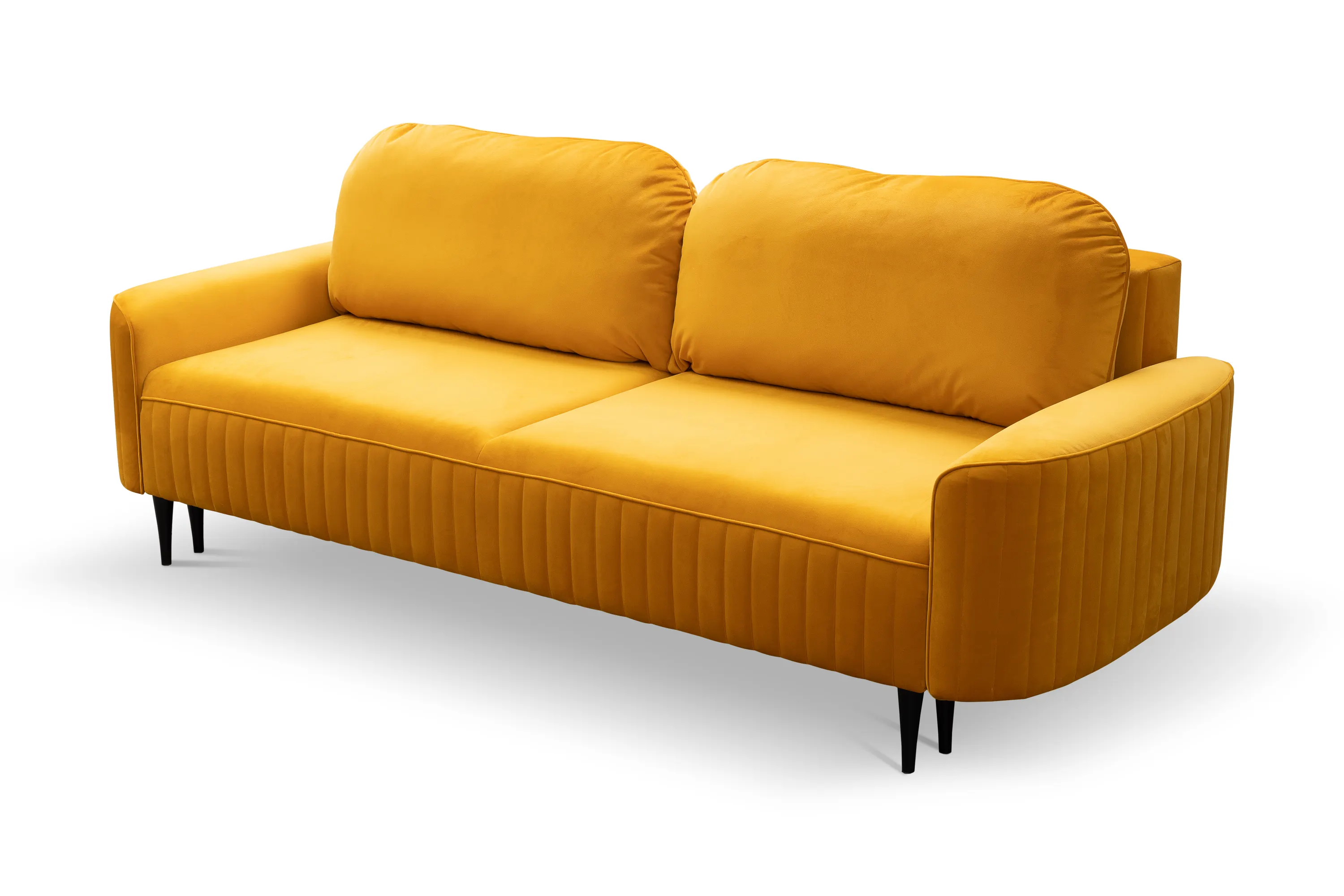 Sofa rozkładana z pojemnikiem VENA VELLUTO 244 cm musztardowa - VENA_SO_VELLUTO8