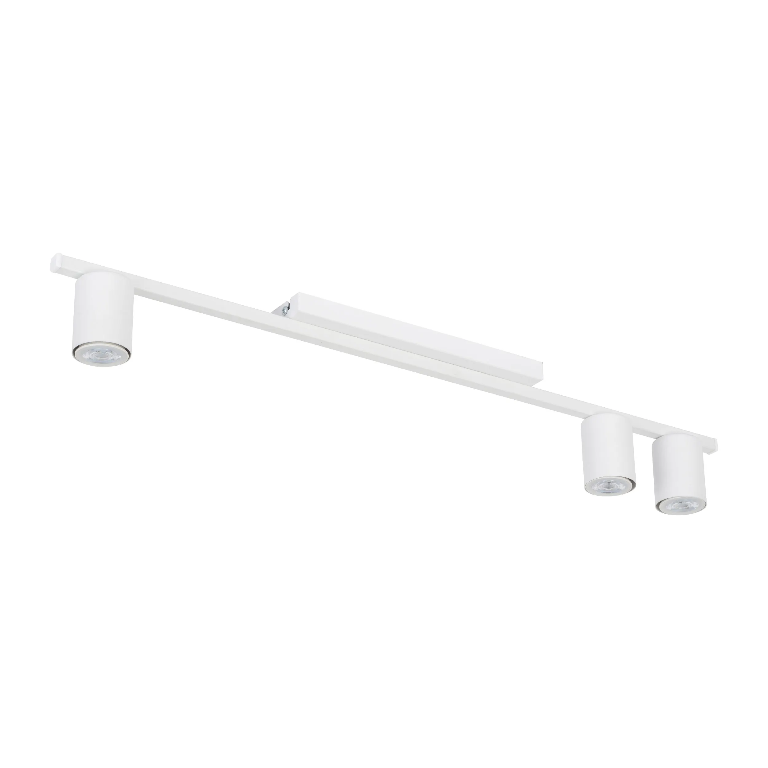 Lampa sufitowa LOGAN biała na metalowej listwie 80x11x8cm