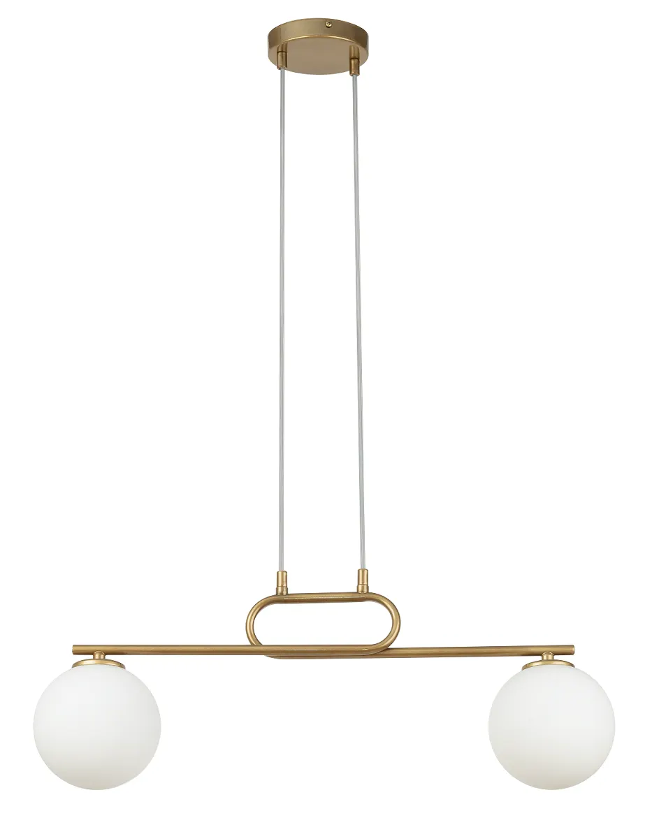 Lampa wisząca TES 2 złota