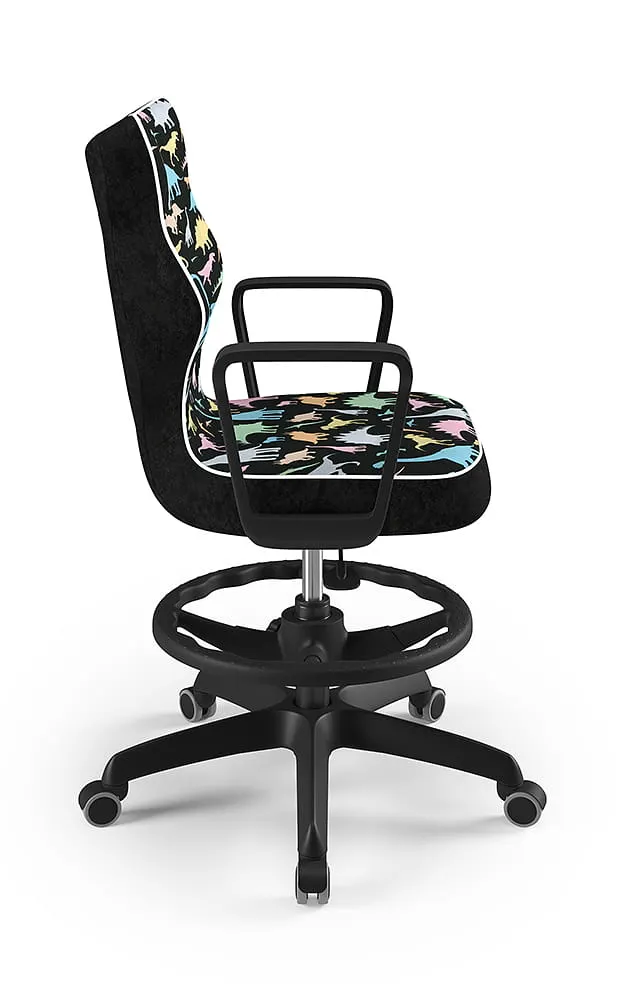 Krzesło młodzieżowe Norm czarny Storia 30 rozmiar 5 WK+P - MB-L-5-B-C-ST30