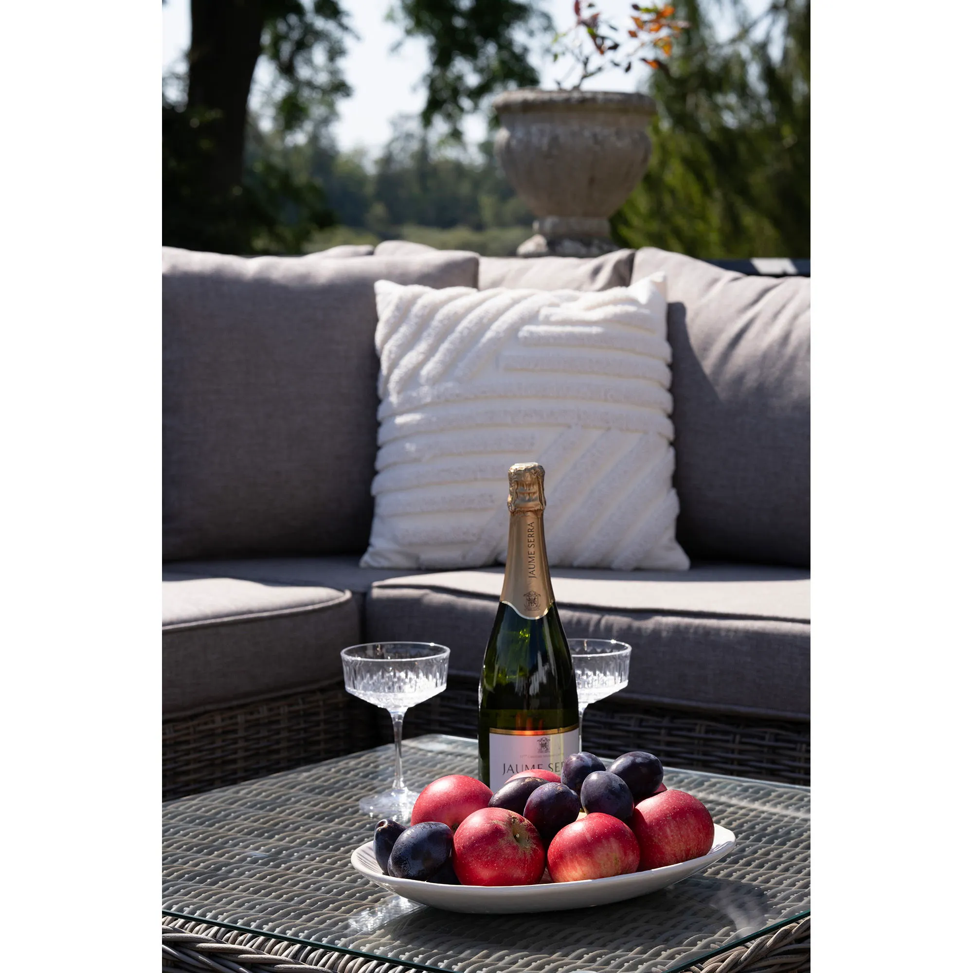 Taca do serwowania ceramiczna 30x20x3,8 cm biała - 4501356