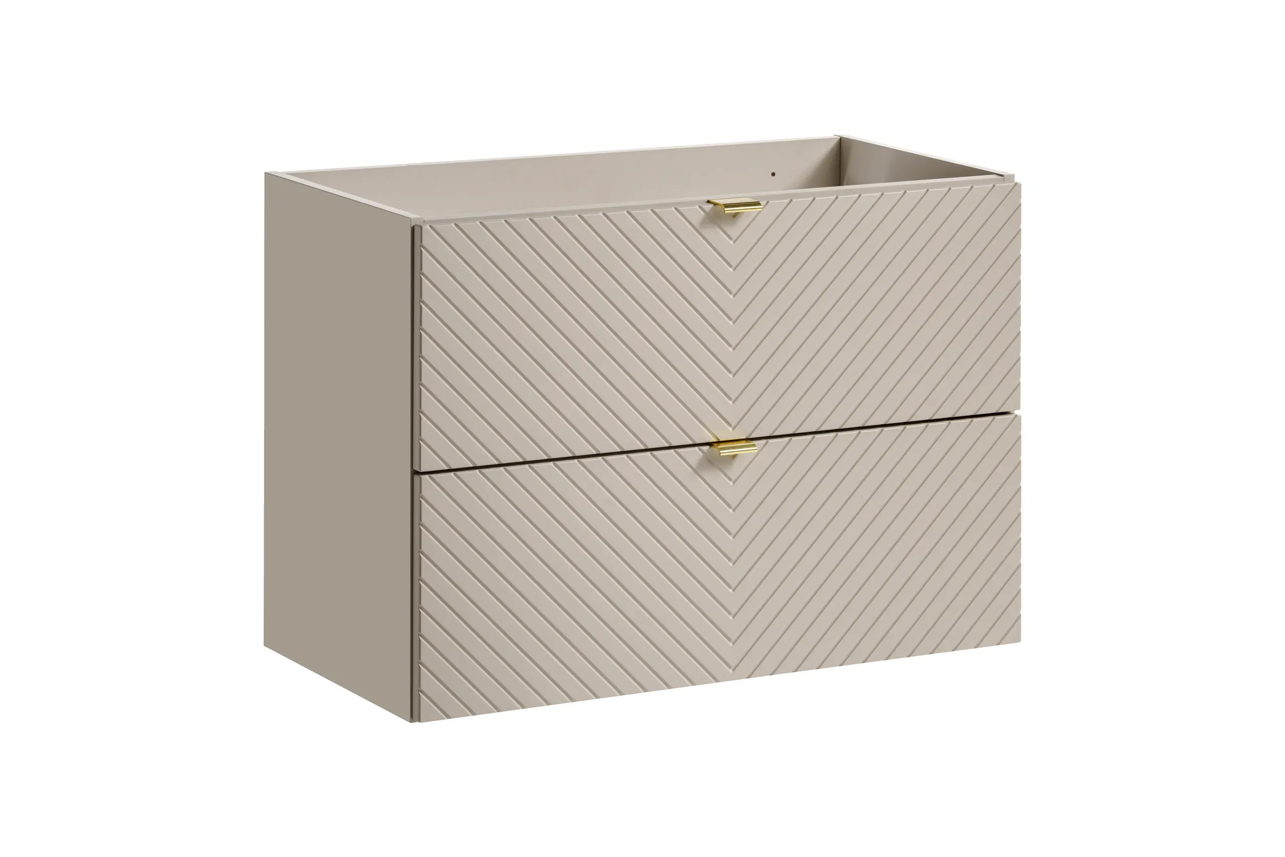 Szafka pod umywalkę z 2 szufladami VIVA Cashmere 80cm Kaszmirowy