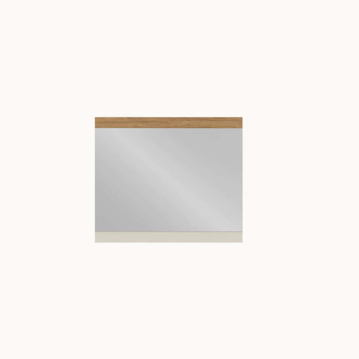 Lustro ścienne NAXXAR 94x80 cm NAXGL1 kaszmir dąb kamienny