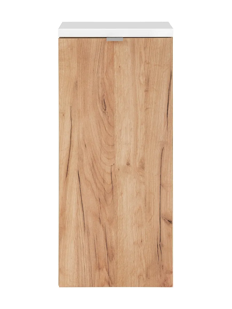 Szafka niska z koszem na pranie CAPRI dąb craft 80x35cm - CAPRI_OAK_811A_FSC