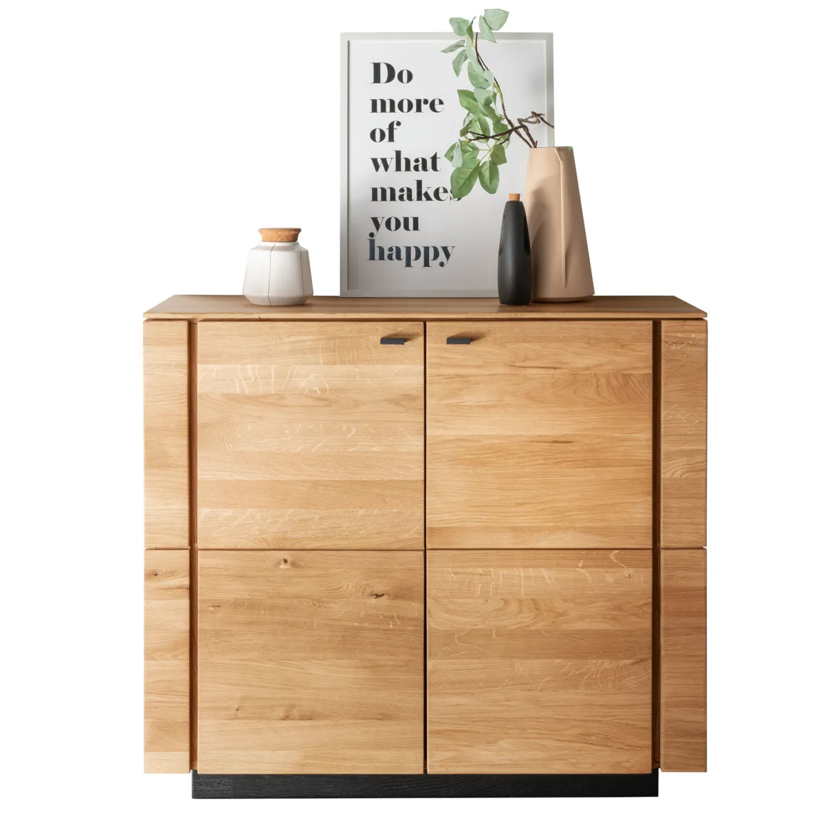 Komoda dębowa PRESENT 2-drzwiowa 99x86