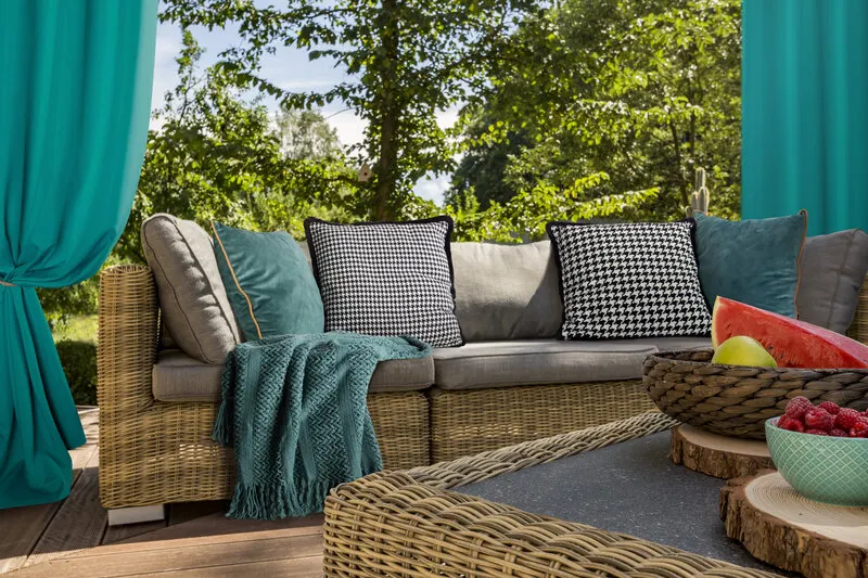 ZASŁONA GOTOWA RITA NA TAŚMIE 140X270 CM TURKUSOWY - EU_422468