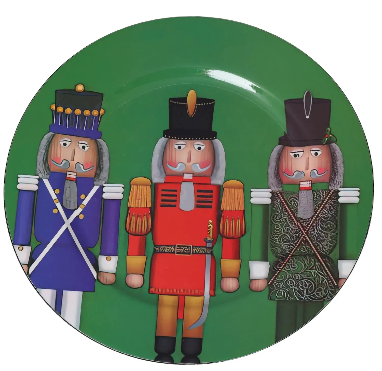 Podtalerz świąteczny Z ŻOŁNIERZYKAMI zielony wielokolorowy