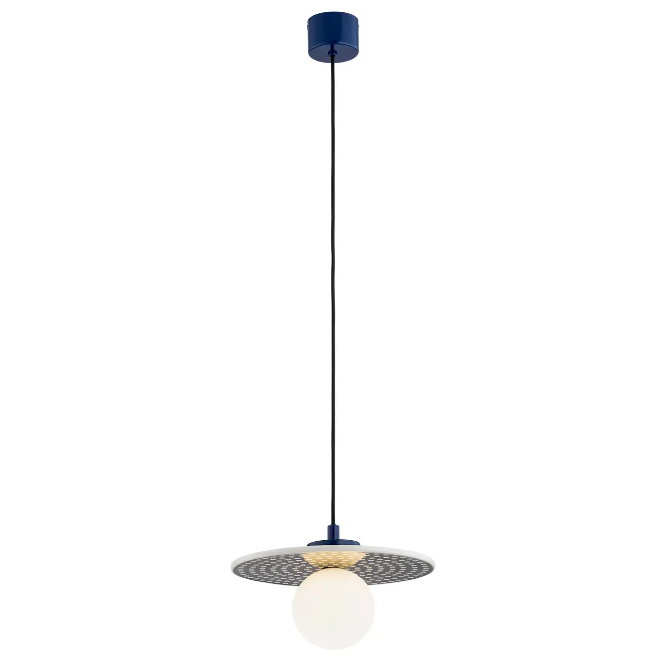 Lampa wisząca paska BOLL ceramika bolesławiecka granatowy kremowy Lampa wisząca paska BOLL ceramika bolesławiecka granatowy kremowy