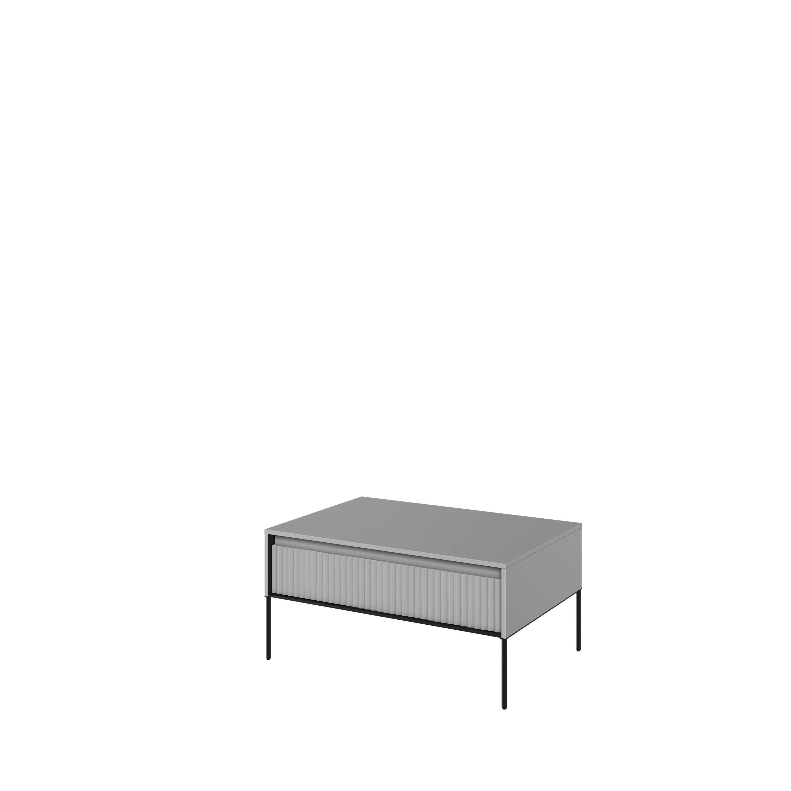 Stolik kawowy TREND TR-09 1K  szary/czarny