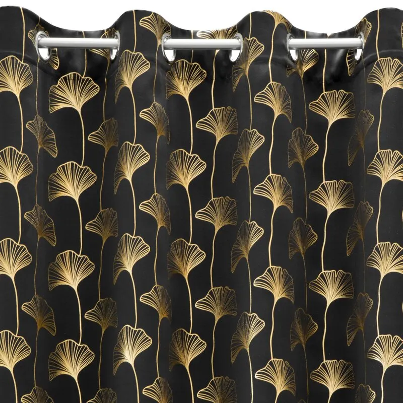 ZASŁONA CLARA 135X250 CM CZARNY - EU_367217