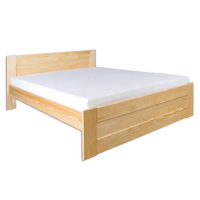 LK102 łóżko S120 D200 sosna naturalny DREWMAX