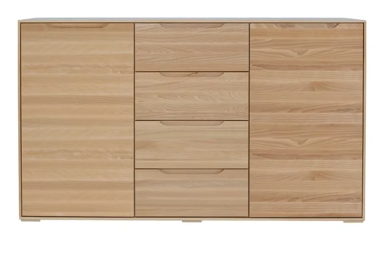 Komoda bukowa KD422 Naturalny DREWMAX — zdjęcie 7