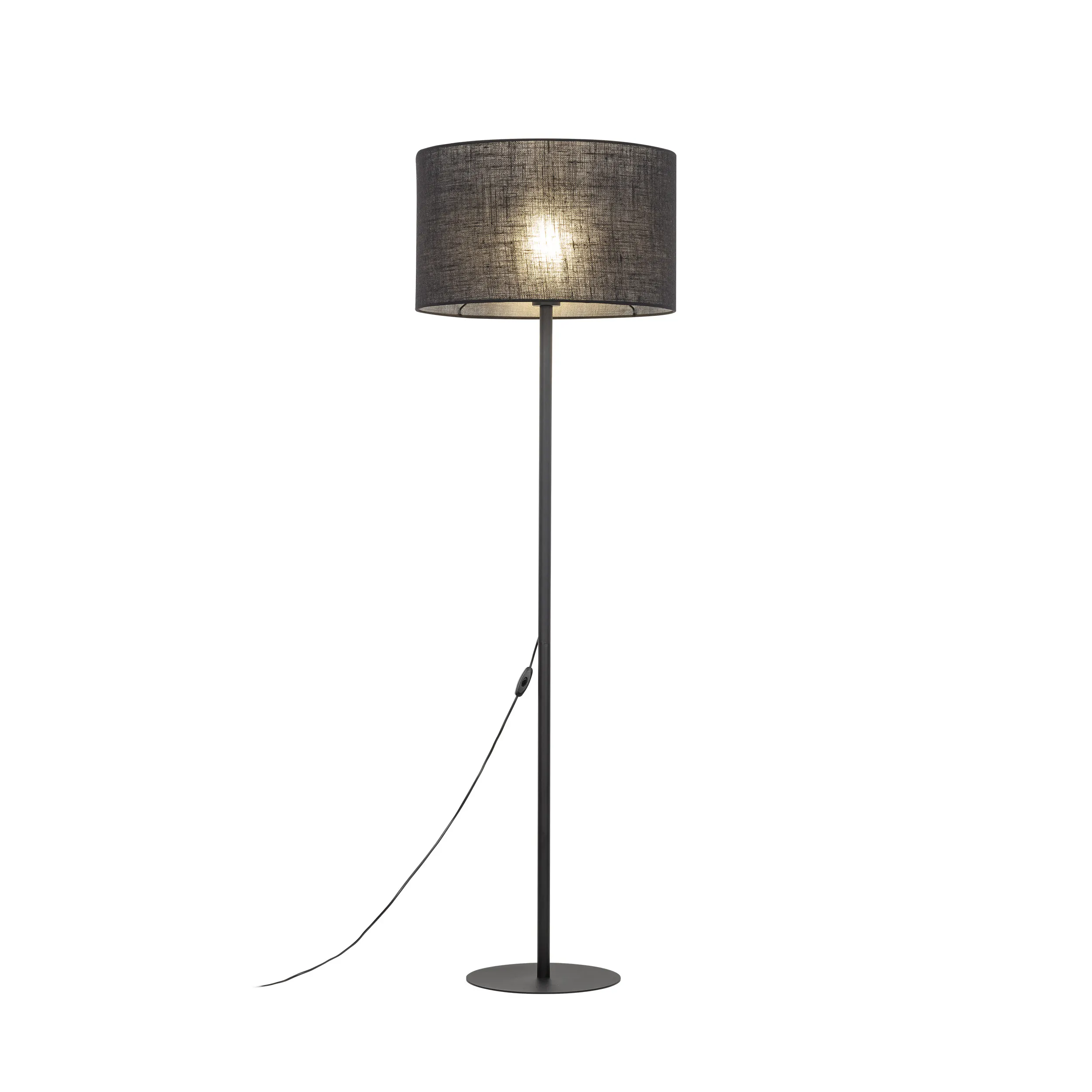 Lampa podłogowa GLORII czarna 160x50cm - TK_16011